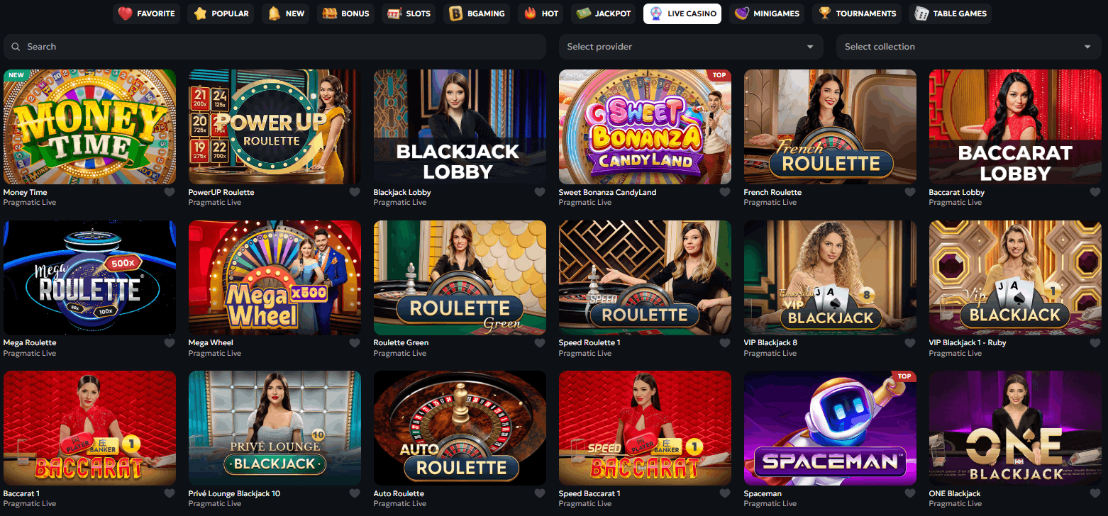 Casabet Casino live dealer games