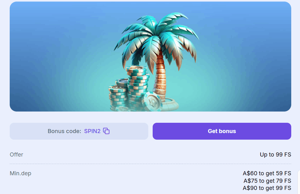 Goodman Casino FS Bonus
