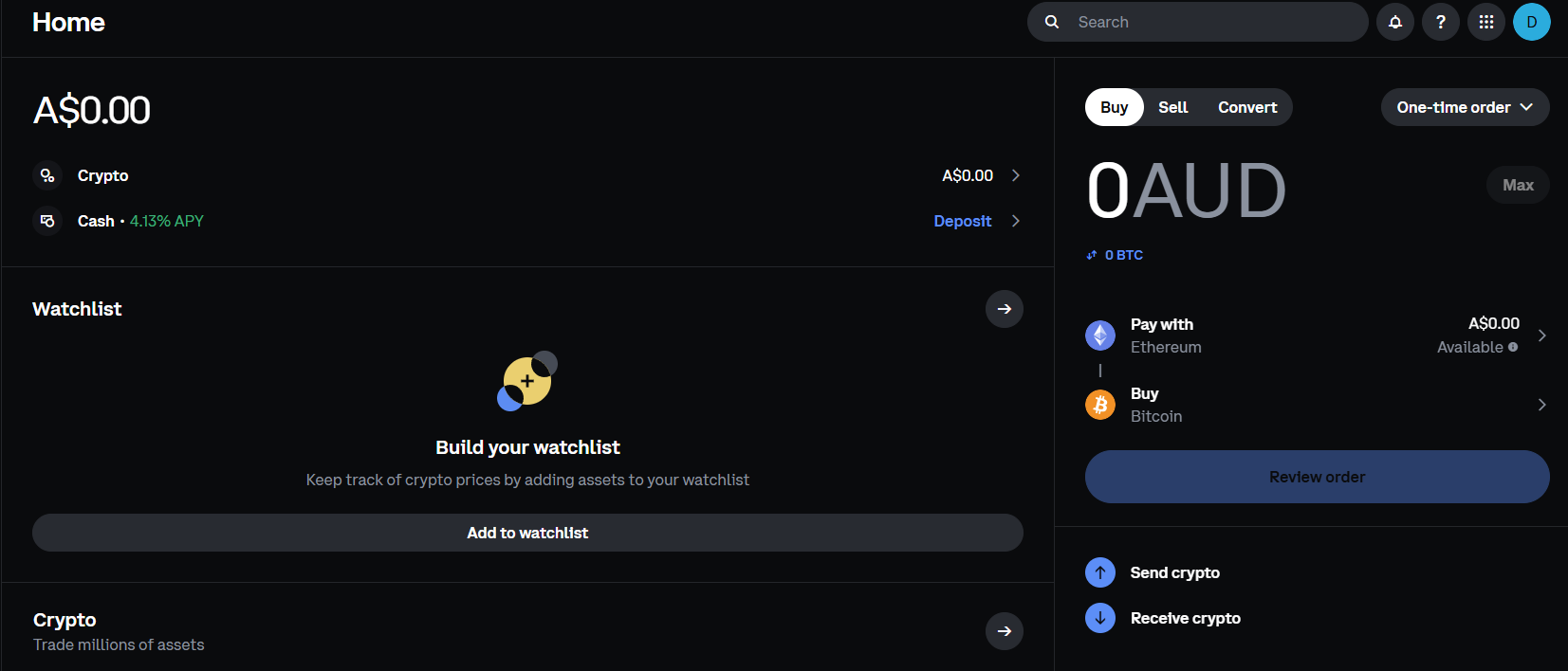 Coinbase crypto exchange