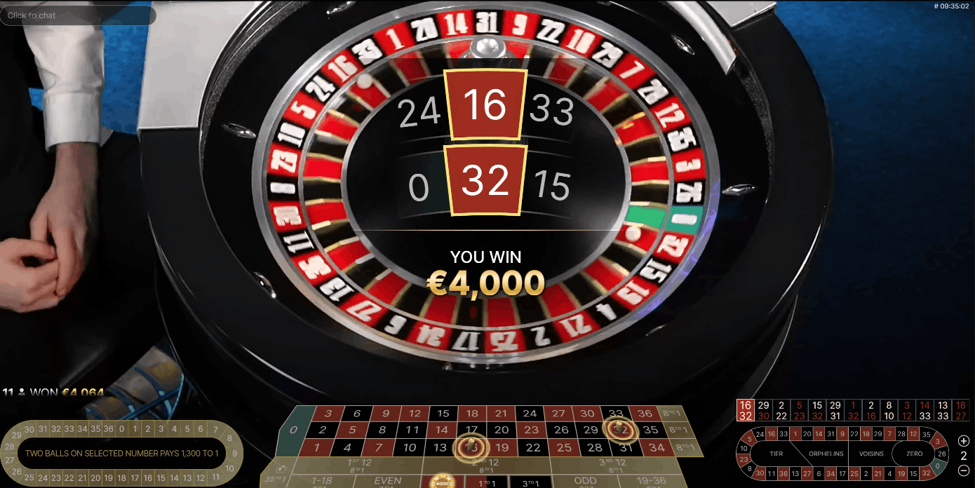 Double Ball Roulette by Evolution Gaming