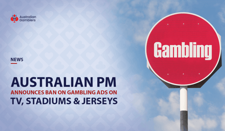 Australian PM Announces Ban on Gambling Ads on TV, Stadiums, and Jerseys
