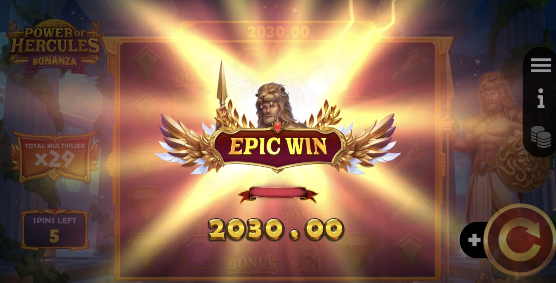 Power of Hercules Bonanza