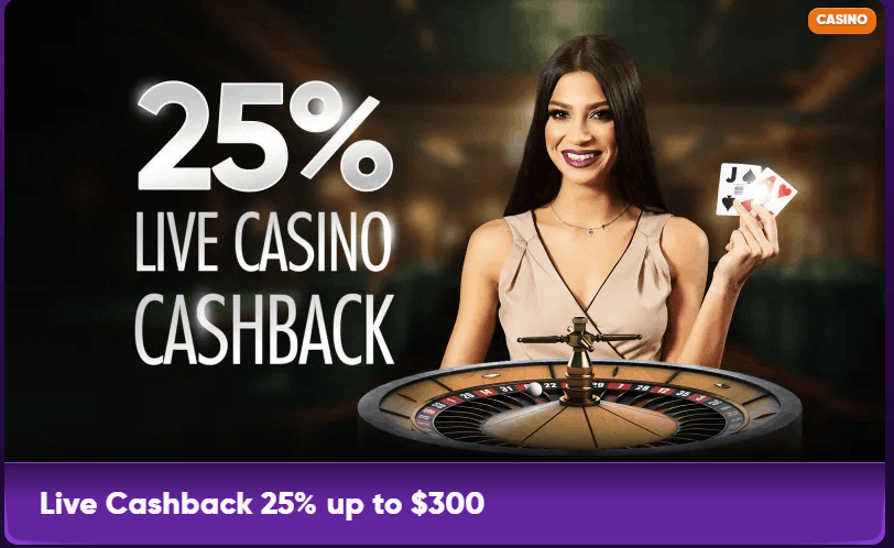 KingMaker live casino cashback