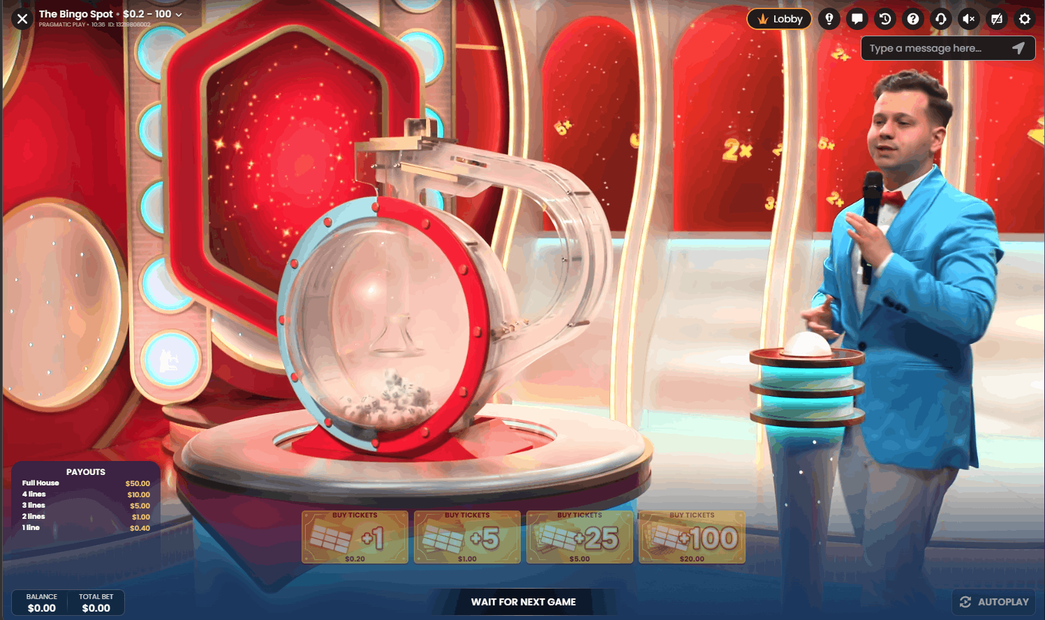 The Bingo Spot by Pragmatic Play Live