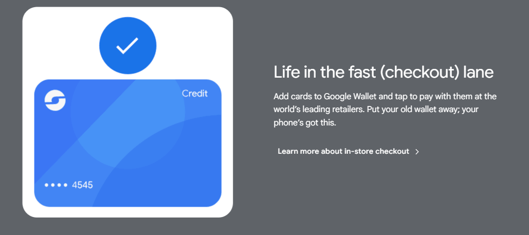 Google Wallet add cards