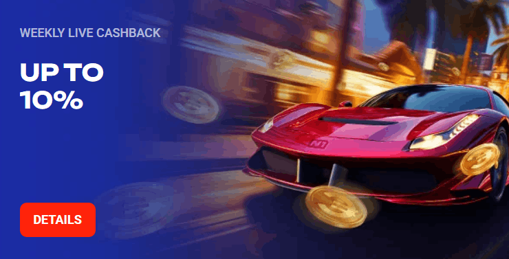 N1Bet Casino weekly live cashback