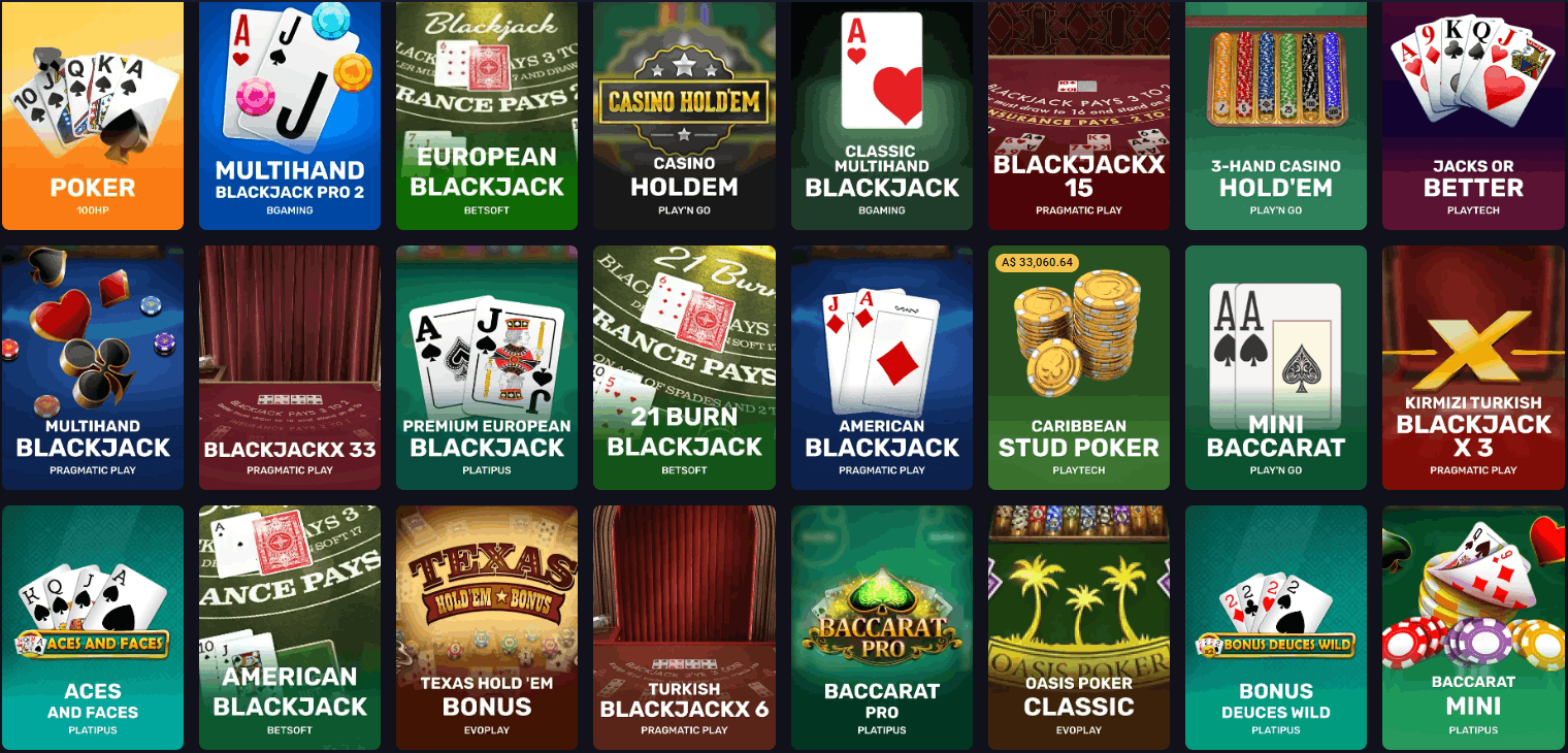 RollXO Casino automated table games