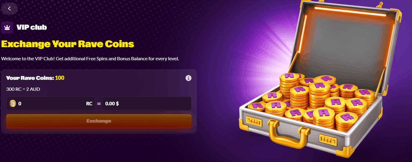 Slotrave Casino VIP Club