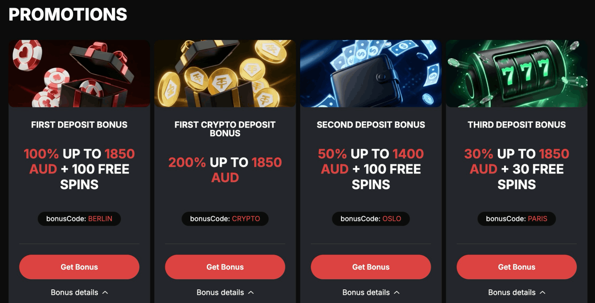 CasinoChan Bonuses