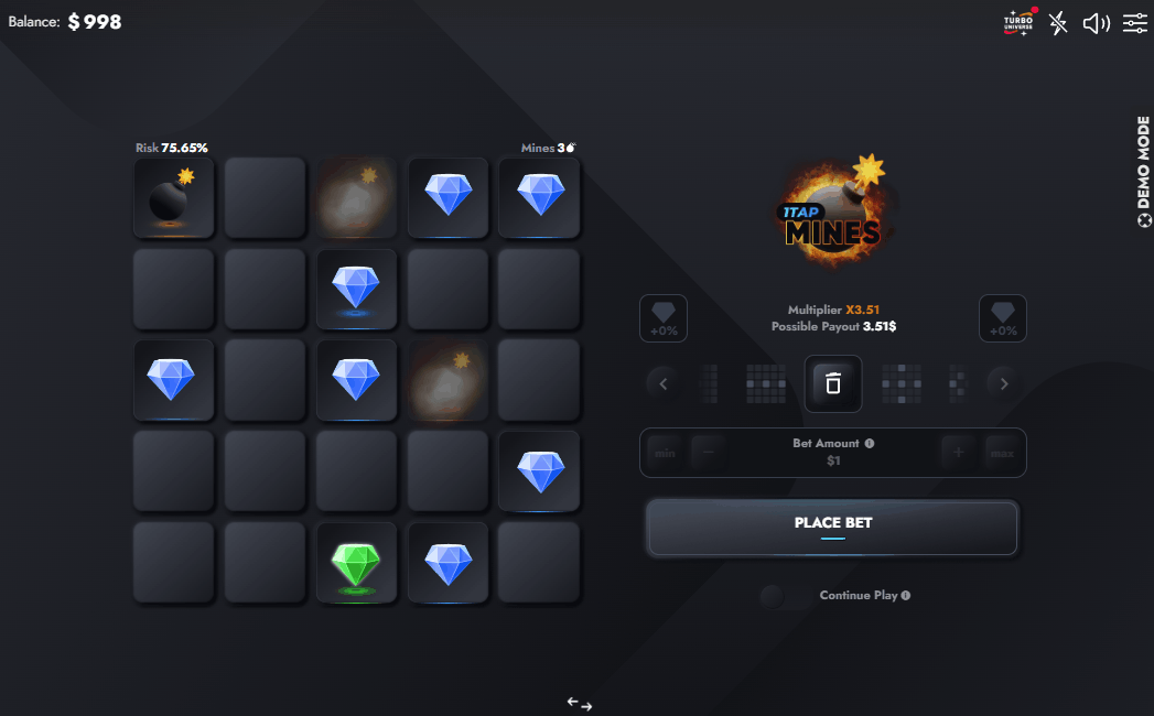1Tap Mines by Turbo Games