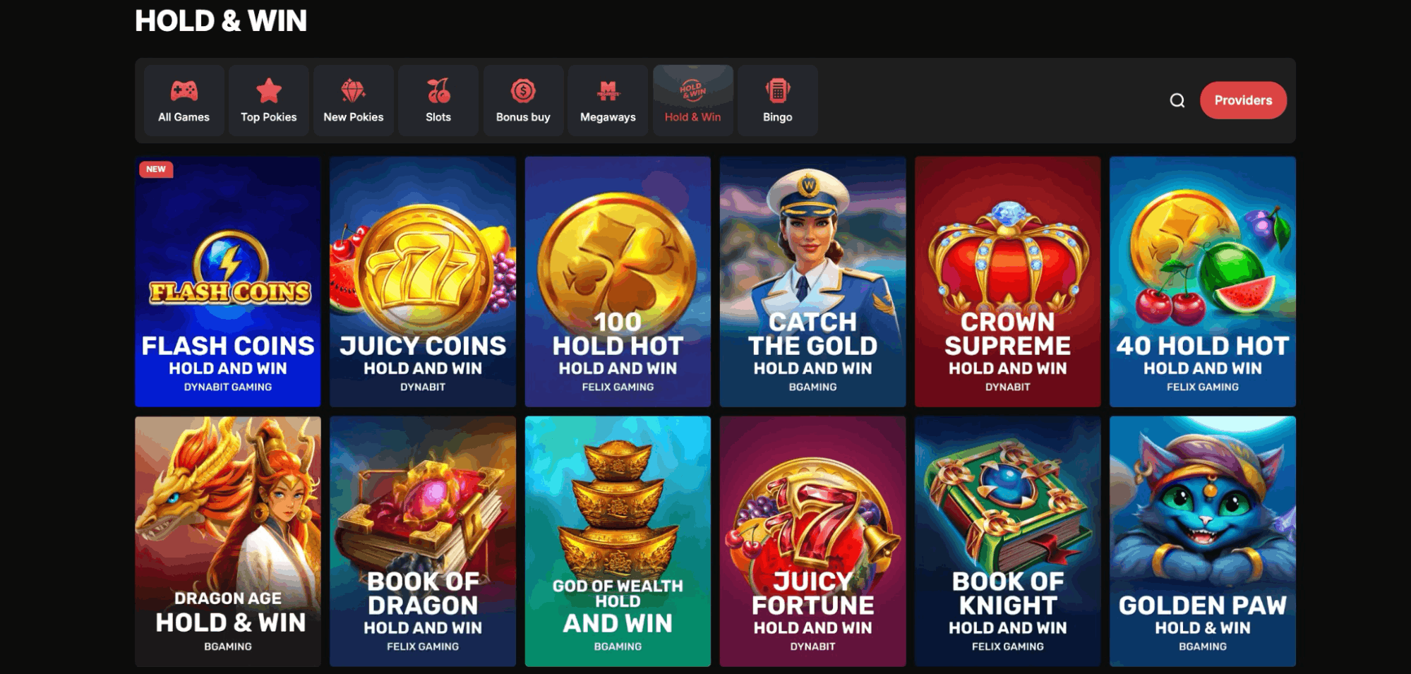 CasinoChan hold and win games