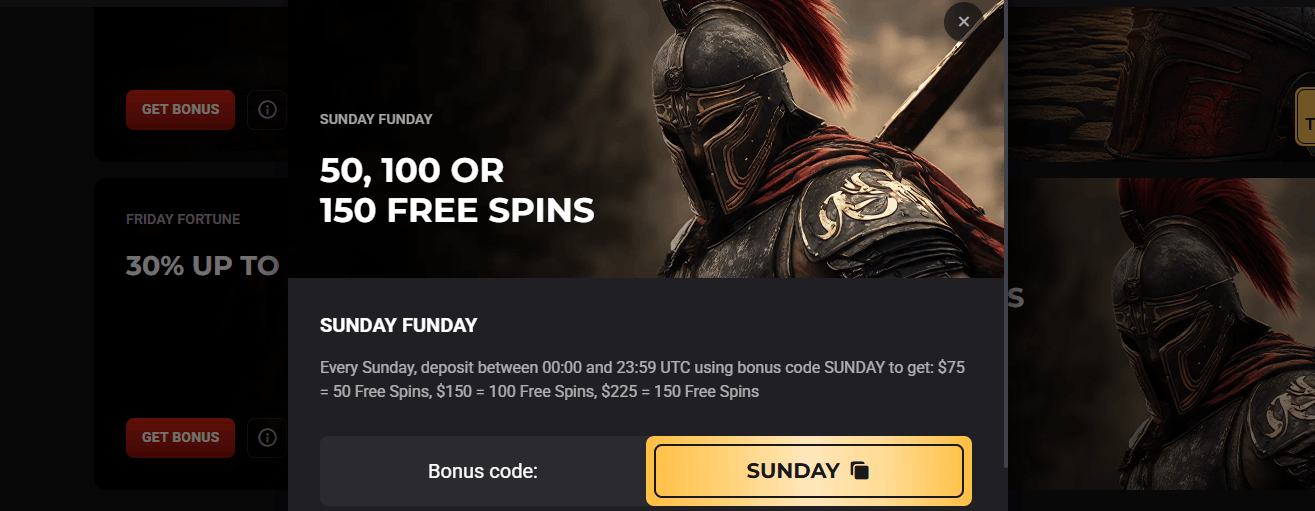 Rollero Casino free spins bonus