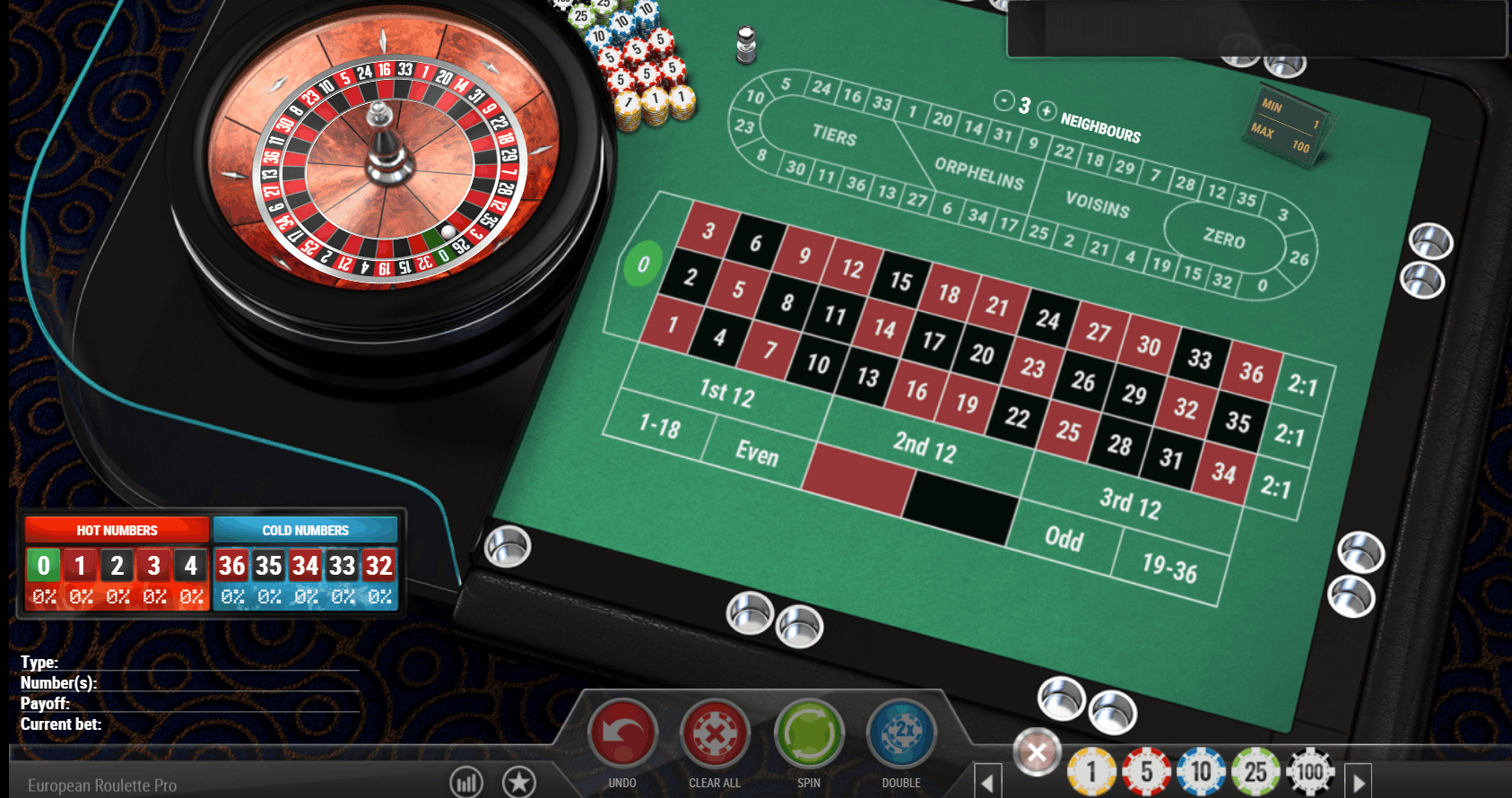 European Roulette Pro by Play'n GO