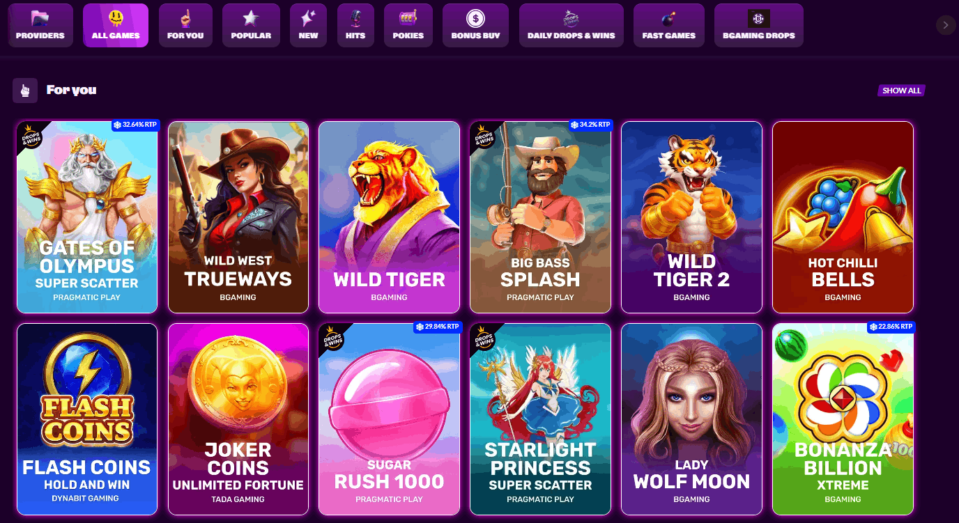 Slotrave Casino real money games