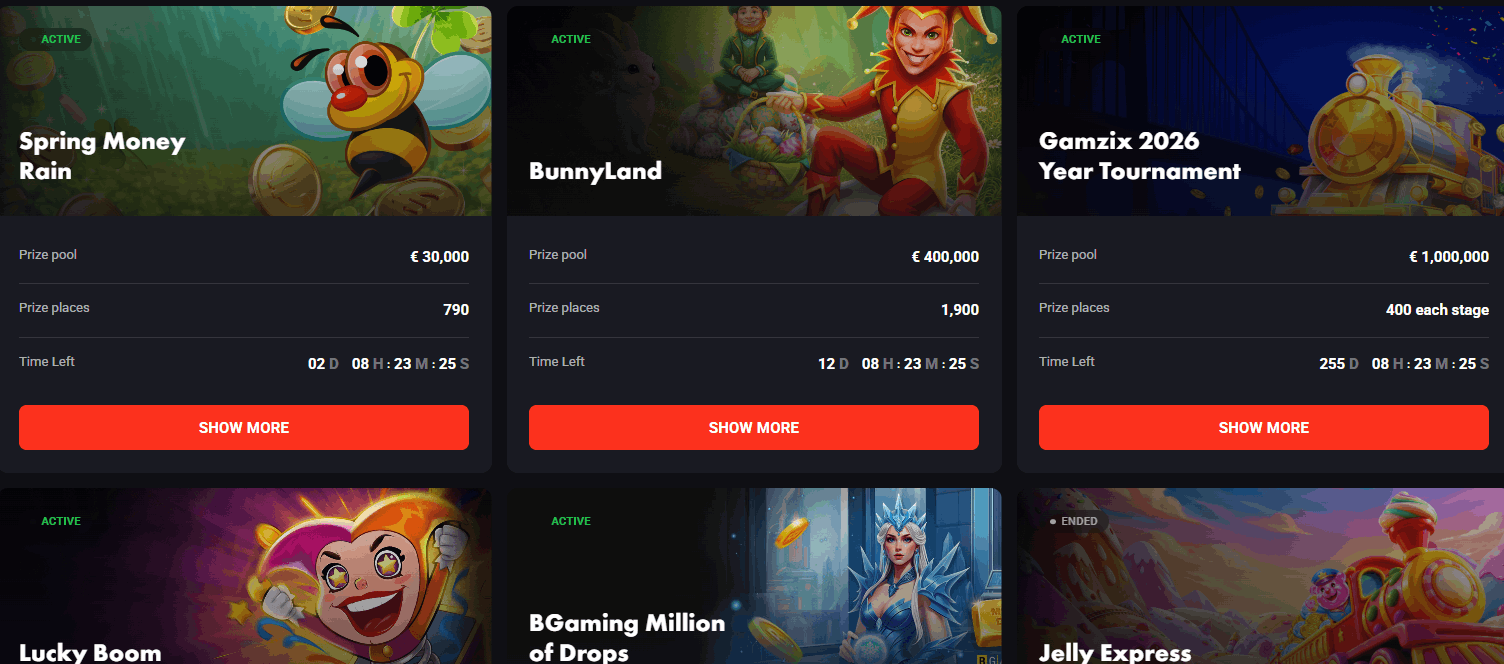 Rooster.bet Tournaments