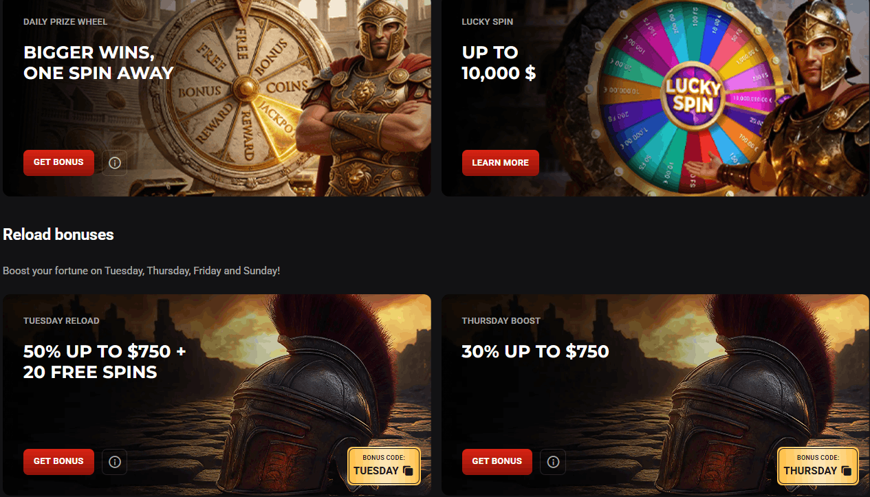 Rollero Casino Bonuses