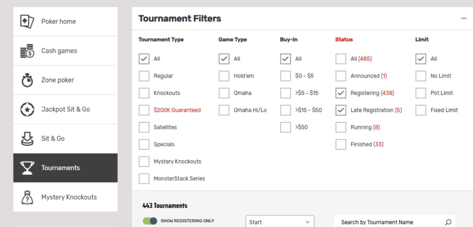 Ignition Casino tournaments