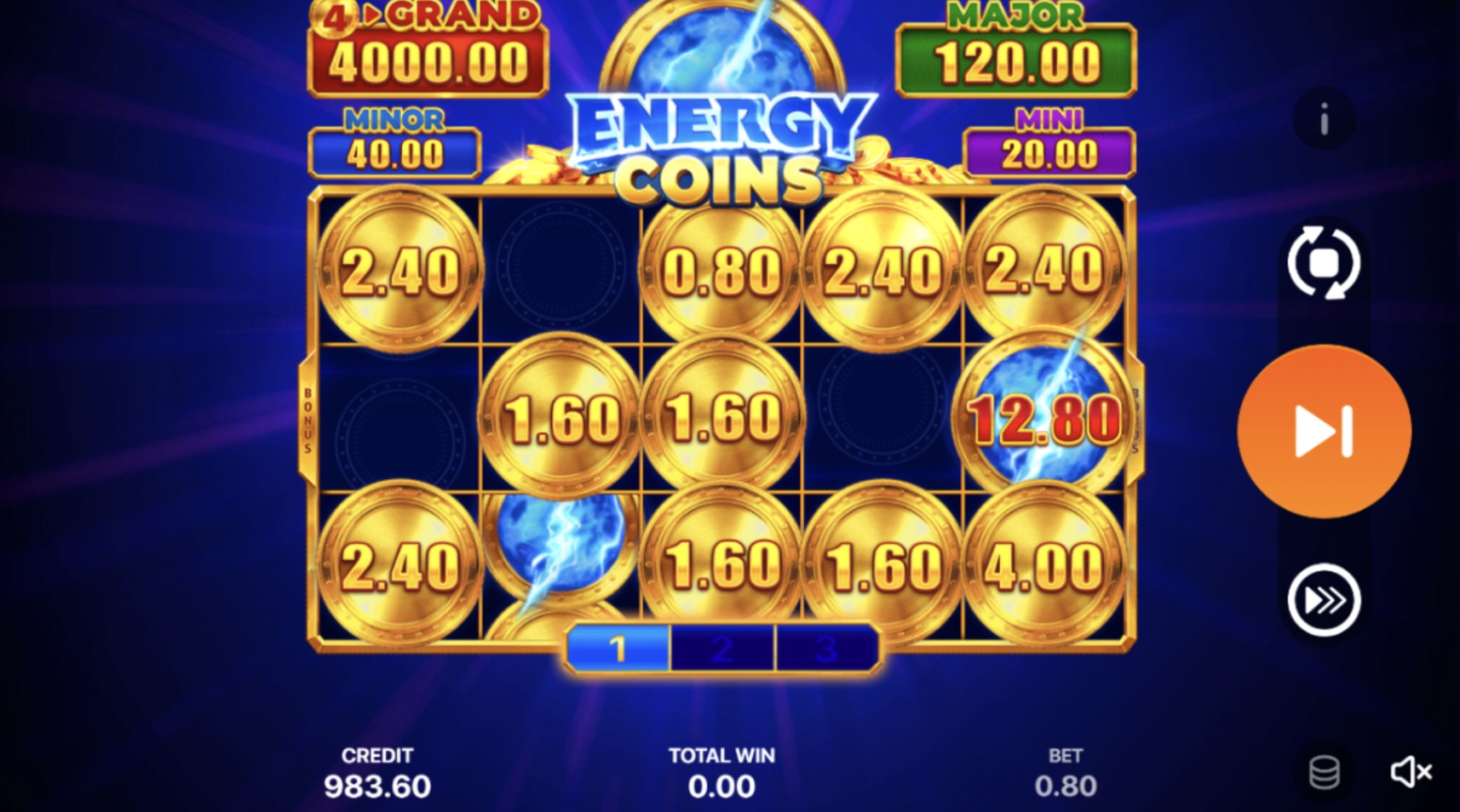 Energy Coins: Hold and Win