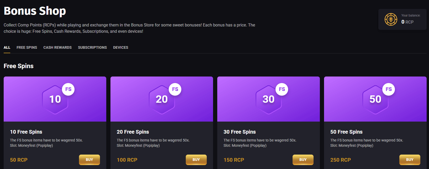 Fortune Play Casino bonus shop