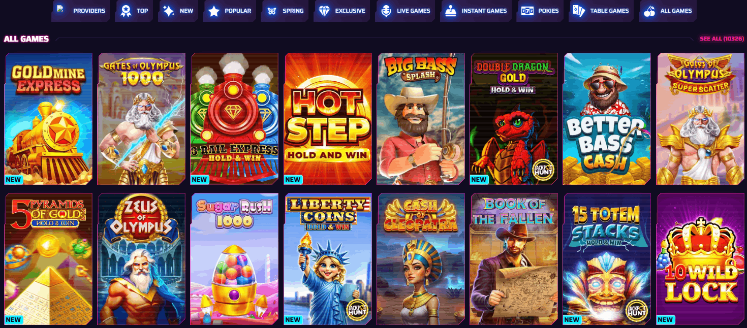 Roby Casino real money games