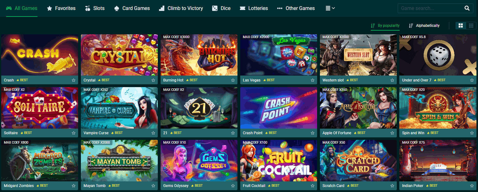 22Bit Casino original games