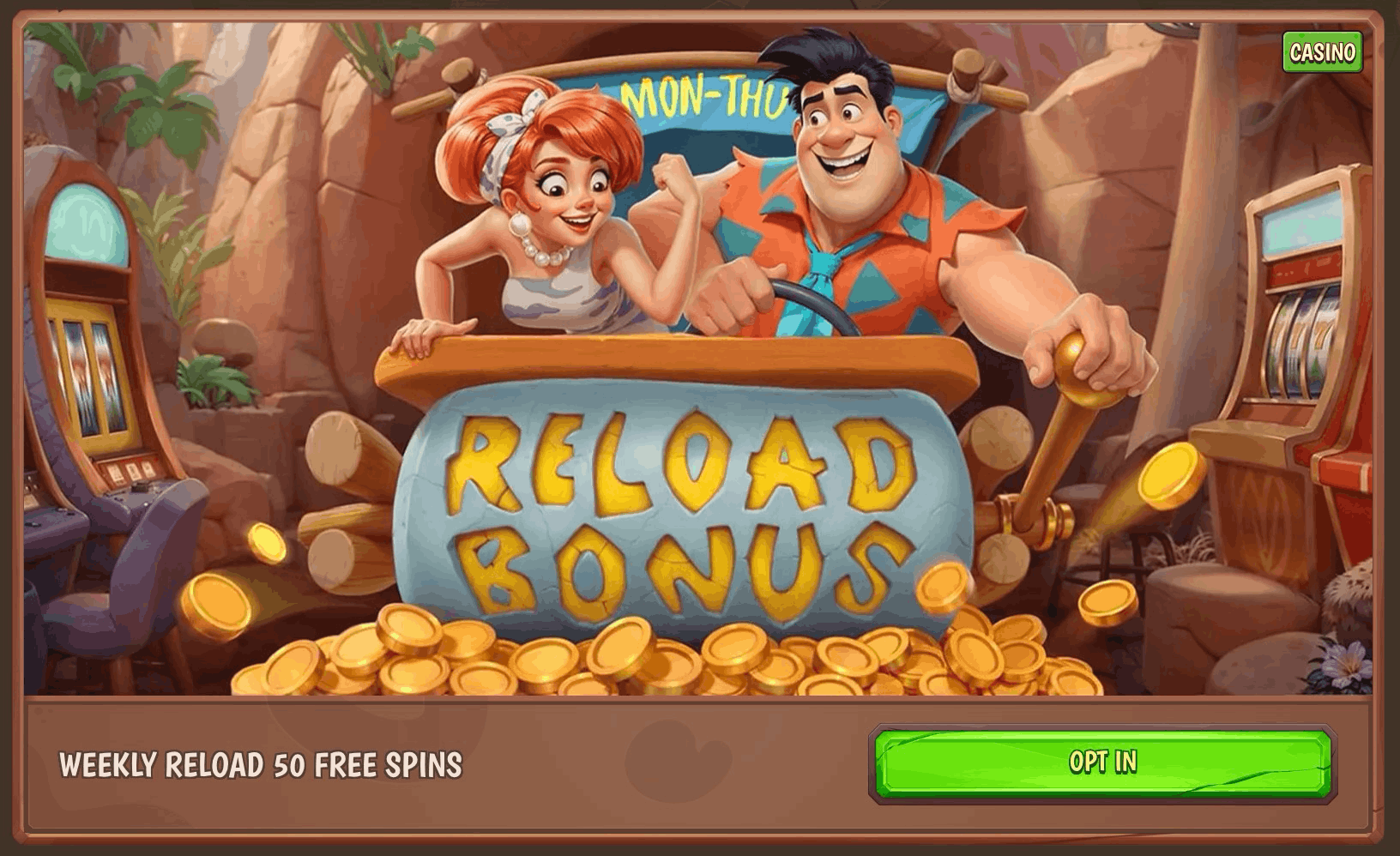 Stonevegas Casino weekly free spins