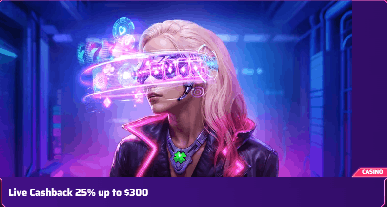 Roby Casino live cashback