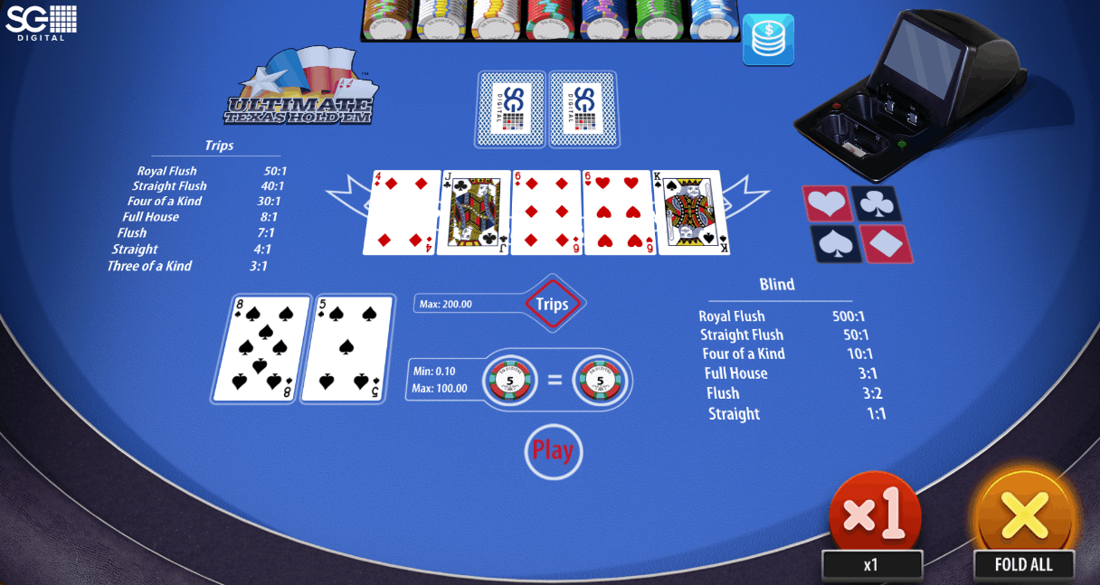 Ultimate Texas Hold Em Turn and River Strategy