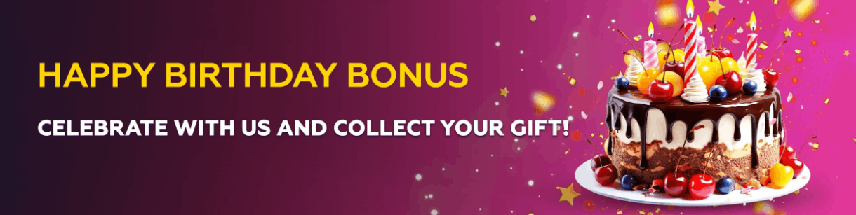 Playfina Casino birthday bonus