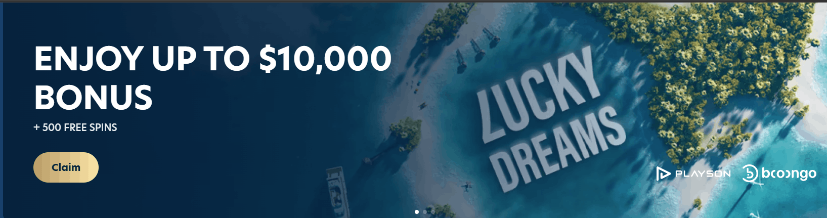Lucky Dreams welcome bonus pack