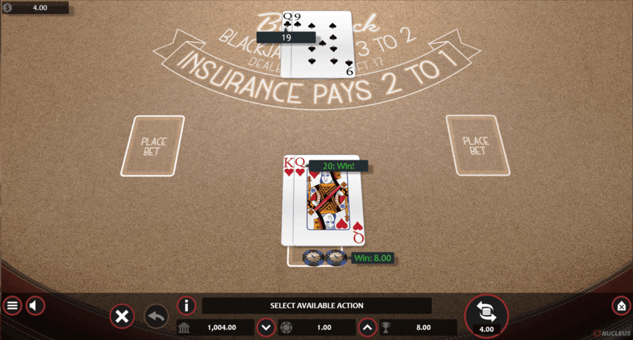 Single Deck Blackjack by Nucleus