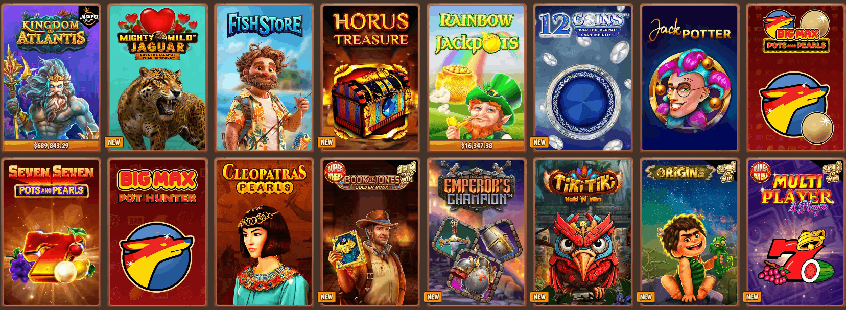 Stonevegas Casino jackpot games