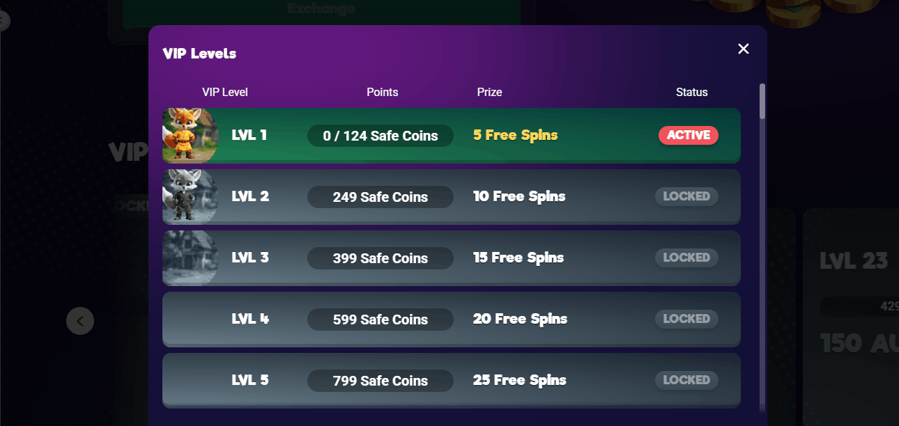 SafeCasino VIP Club