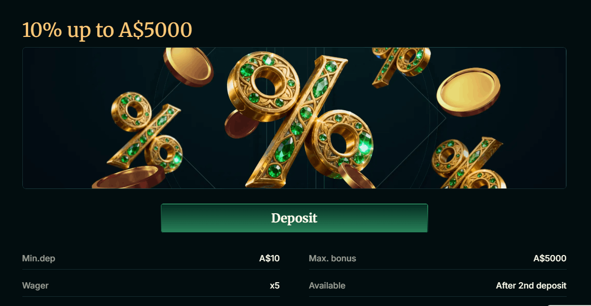 FairCrown Casino cashback promo