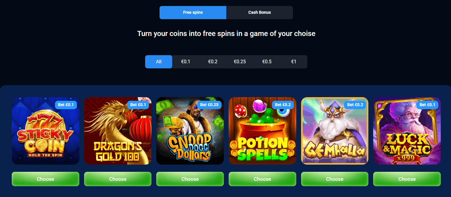 AzurSlot Casino bonus shop