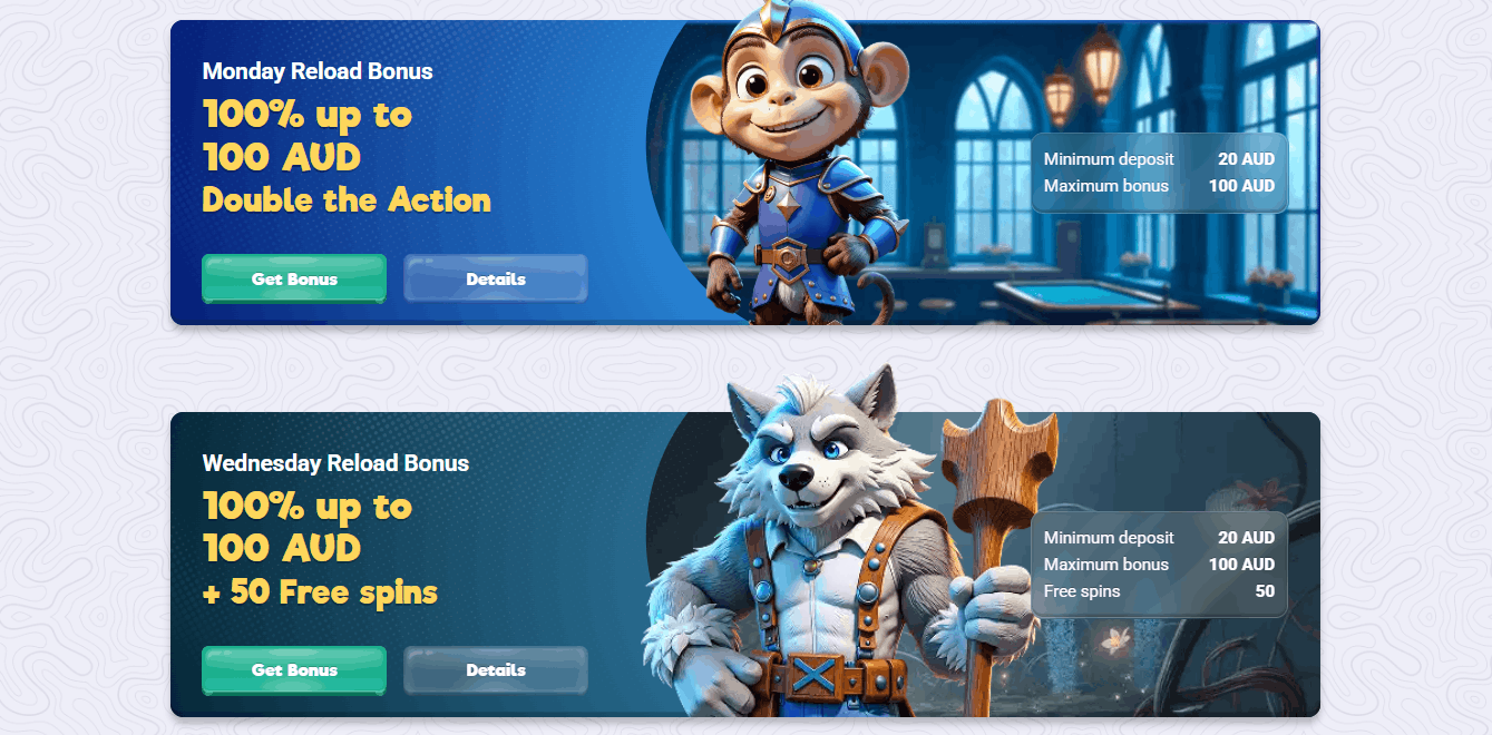 SafeCasino weekly reloads