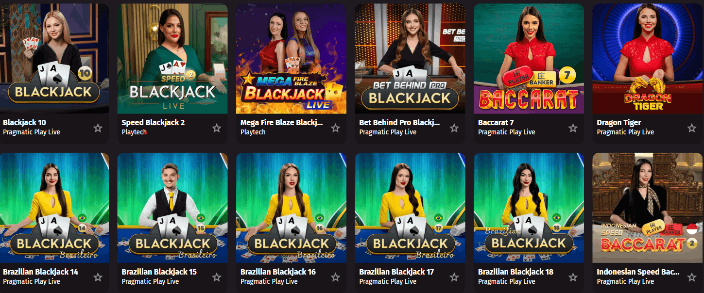 WantedWin Casino live dealers