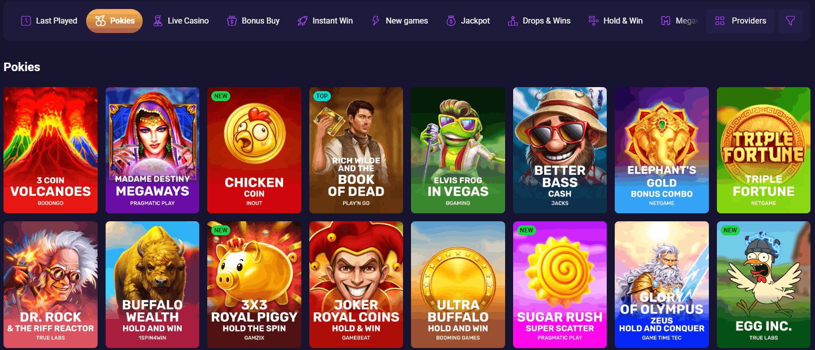 Spirit Casino online pokies