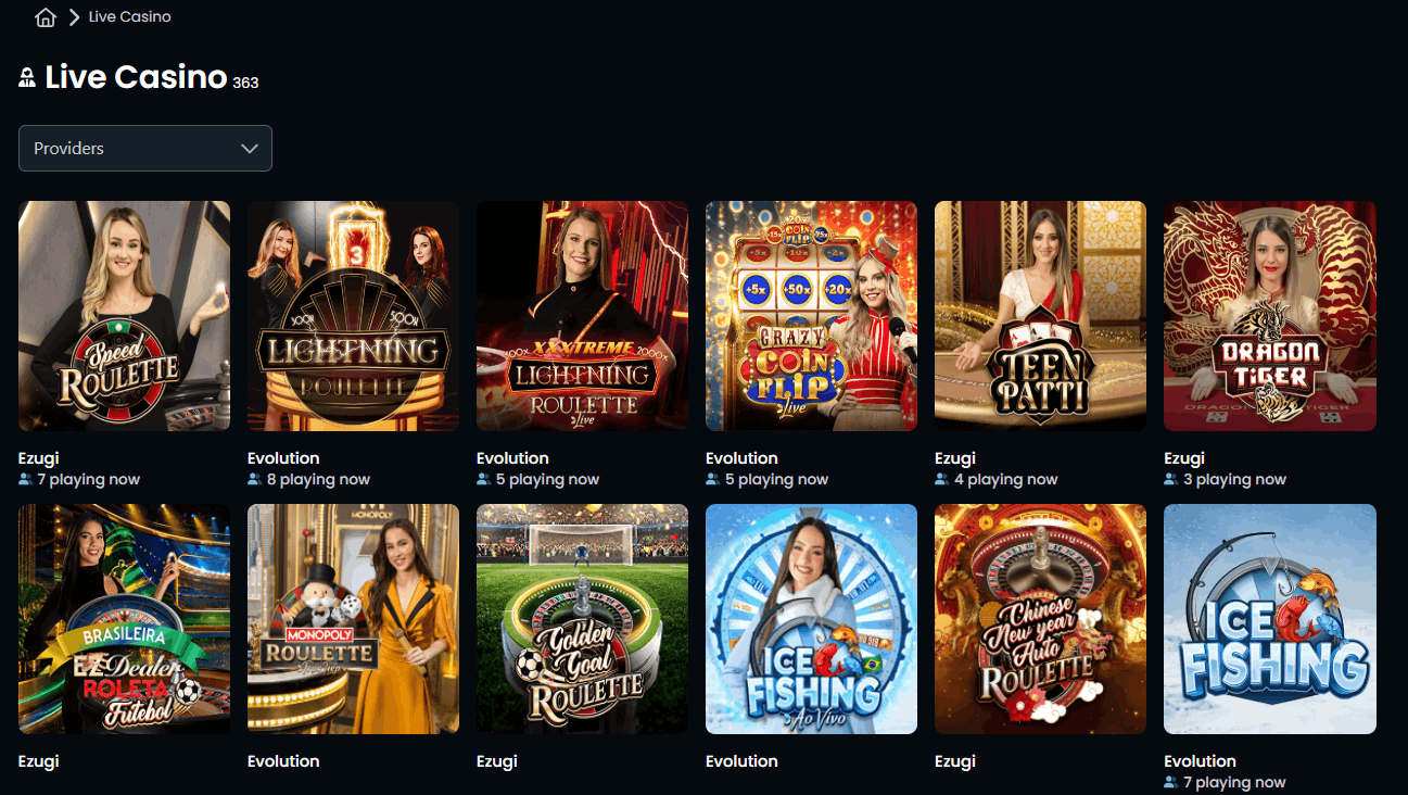Snatch Casino live dealers