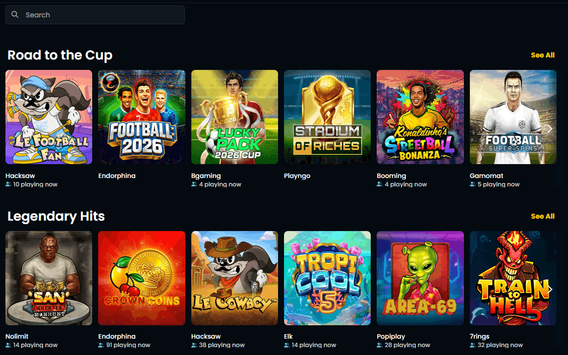 Snatch Casino real money games