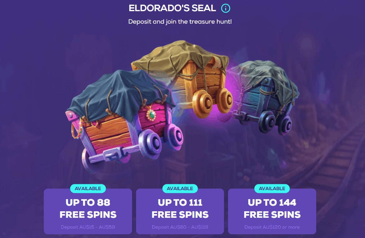 Wild Fortune casino Eldorado's Seal bonus