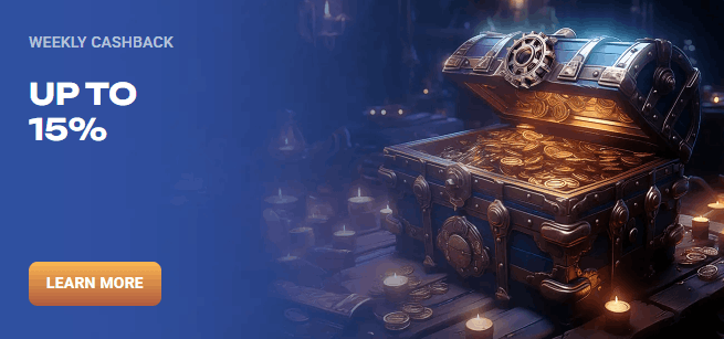 Spirit Casino weekly cashback bonus