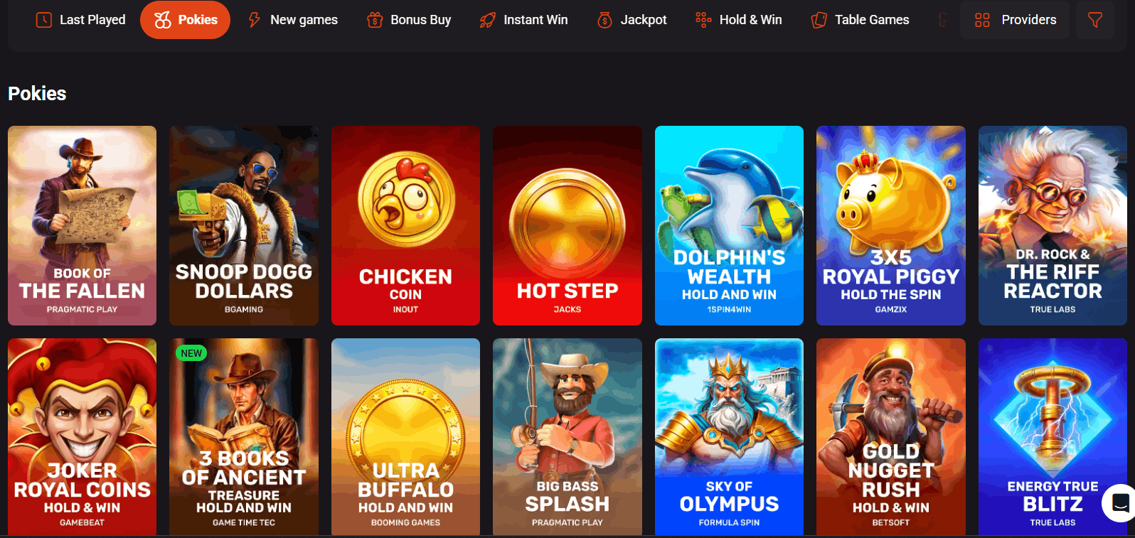 HollyWin casino online pokies