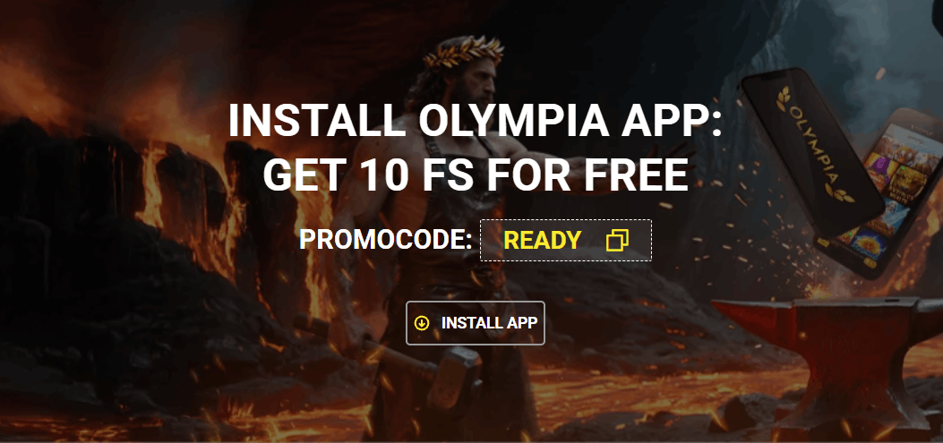 Olympia Casino no deposit bonus