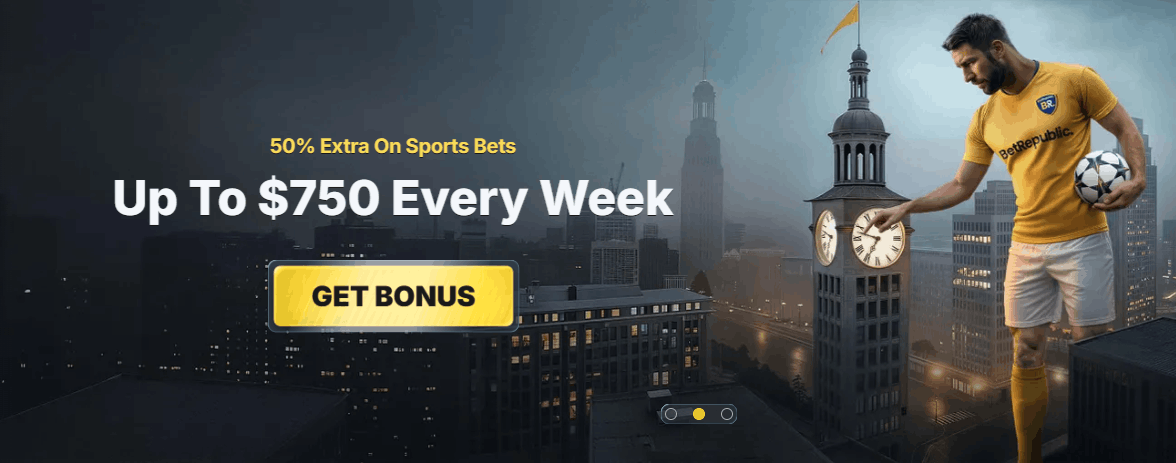 BetRepublic weekly sports bets bonus