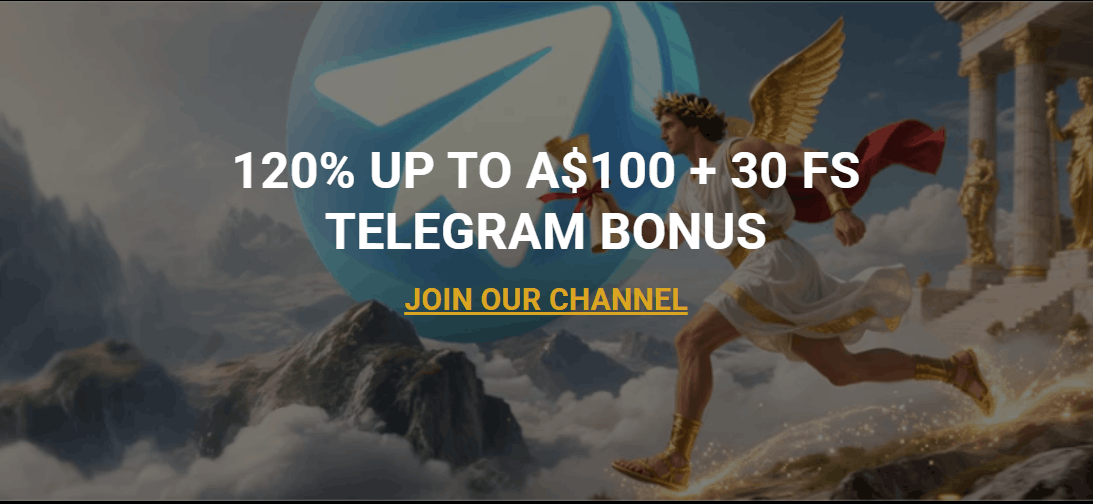 Olympia Casino Telegram Bonus