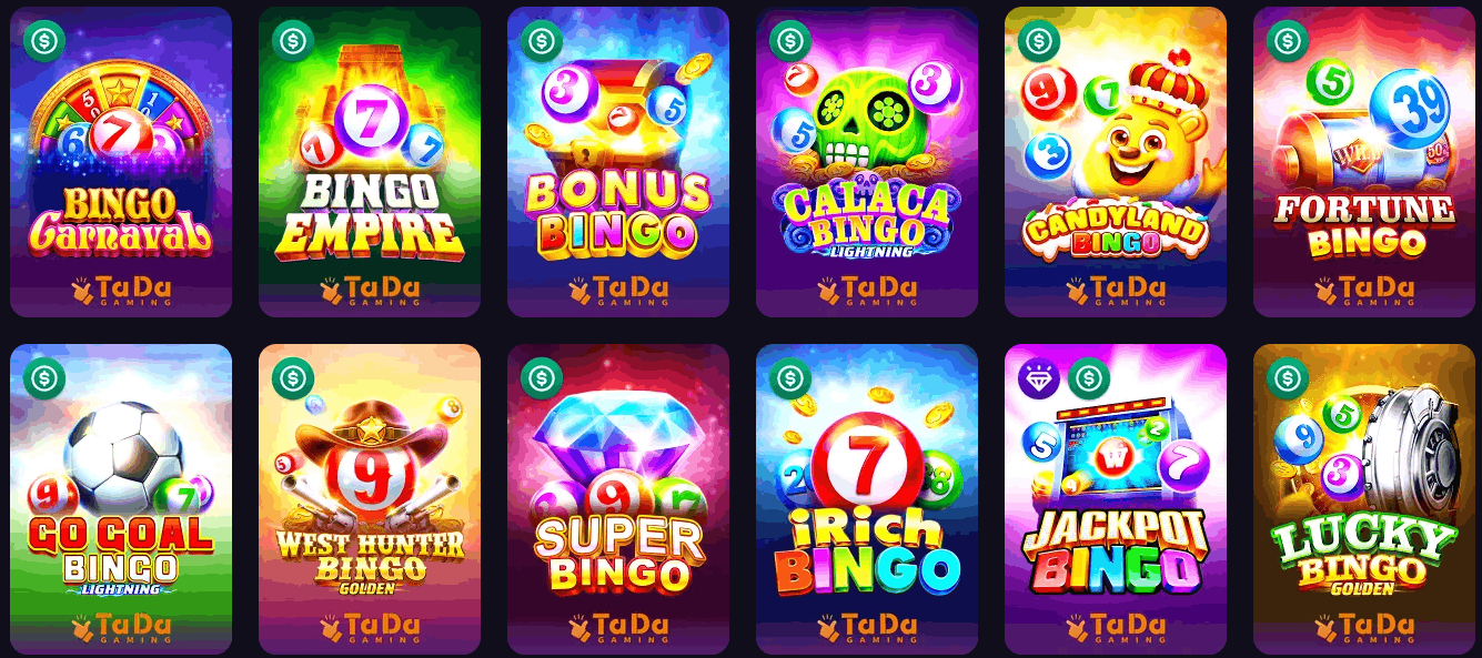 WinSpirit casino bingo games