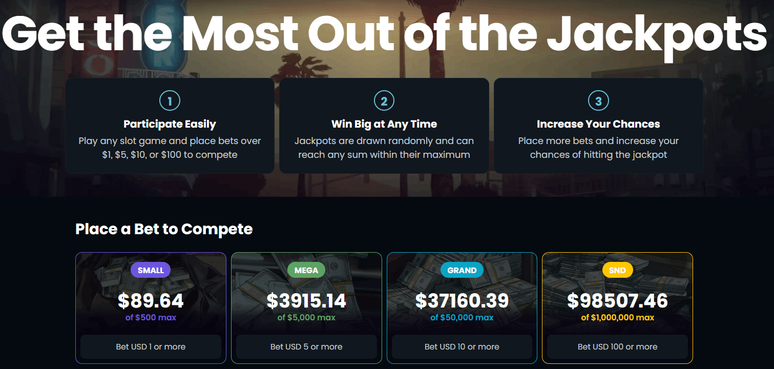 Snatch Casino jackpot promotion