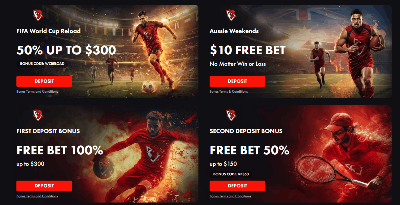 Rooster.bet sports betting bonuses
