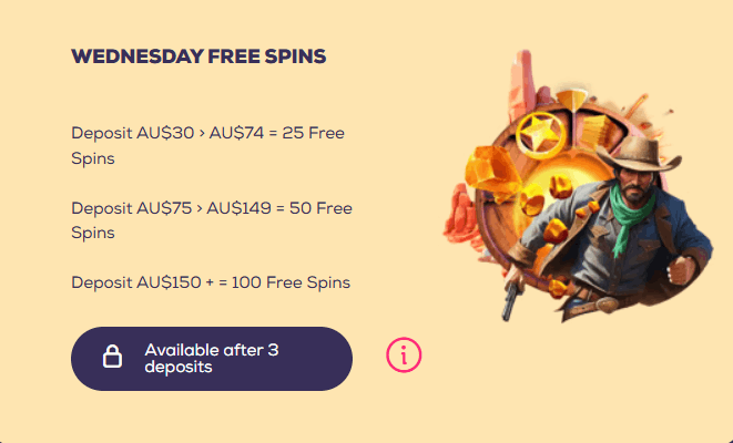 Wild Fortune casino Wednesday Free Spins bonus